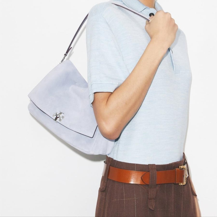 Tory Burch Charlie silver bag