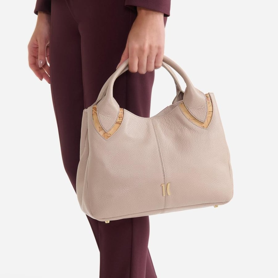 The beige Ferrari castle bag
