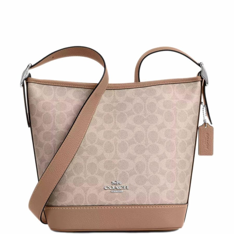 Coach bag good double silver