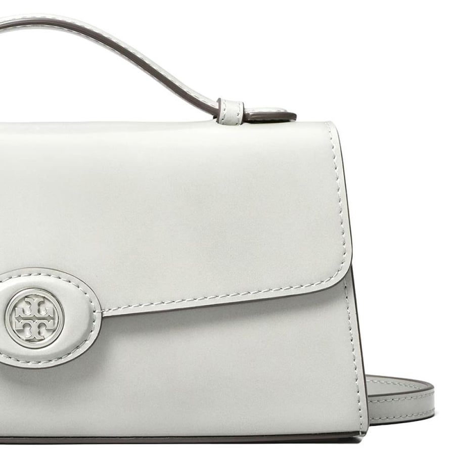 Tory Burch mini Robinson bag silver