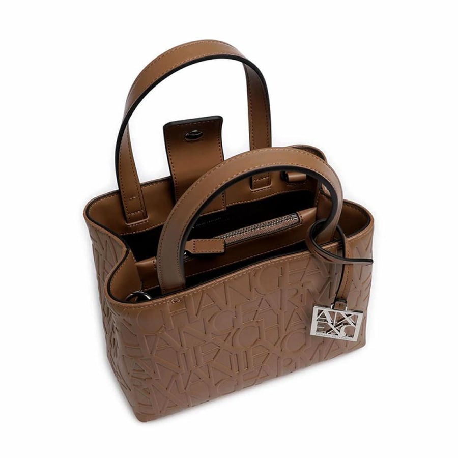 Armani Exchange bag is beige