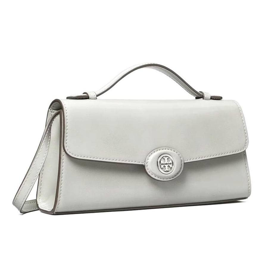 Tory Burch mini Robinson bag silver