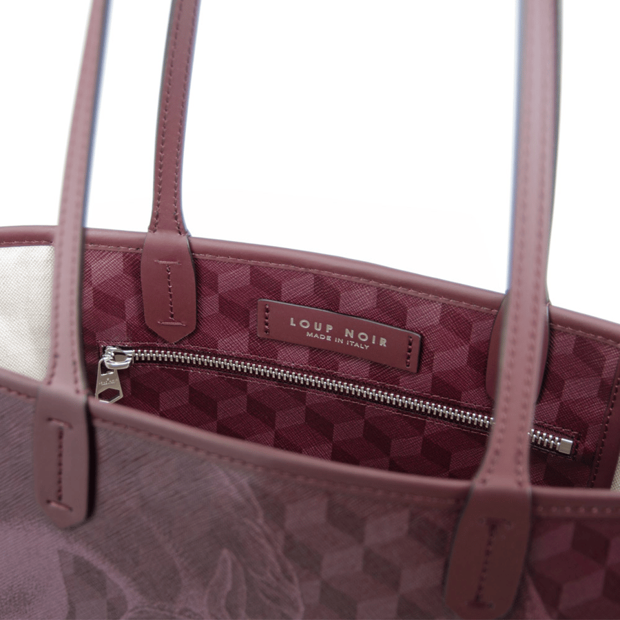 شنطه لوب نوار VELVET SHOPPER SMALL Fig  شنطه لوب نوار
