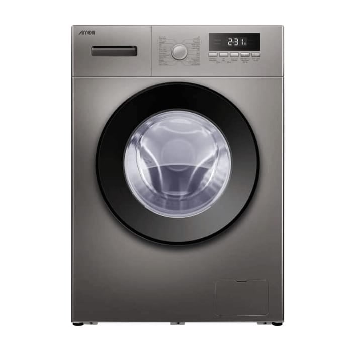 8 kg front load washing machine 16 digital programs – steel Product code: RO-09FWTS