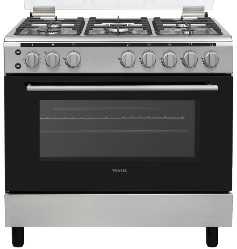فيستل فرن غاز - 60*90 -تركي -شبك ثقيل- FG9P5086NX