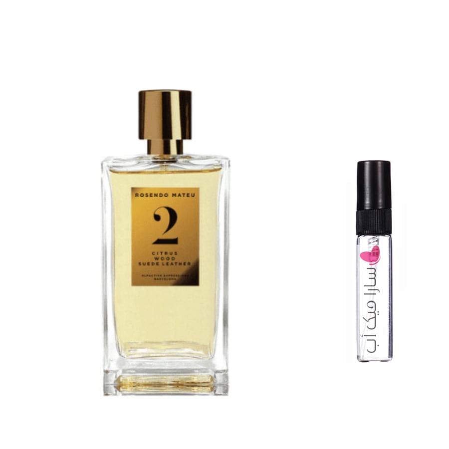 عينة عطر نمبر 2 ستروس وود سويد ليذر من روسيندو ماتيو او دو بارفيوم