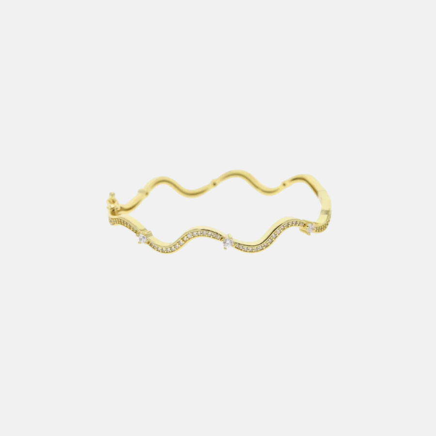 Waves Bracelet Gold