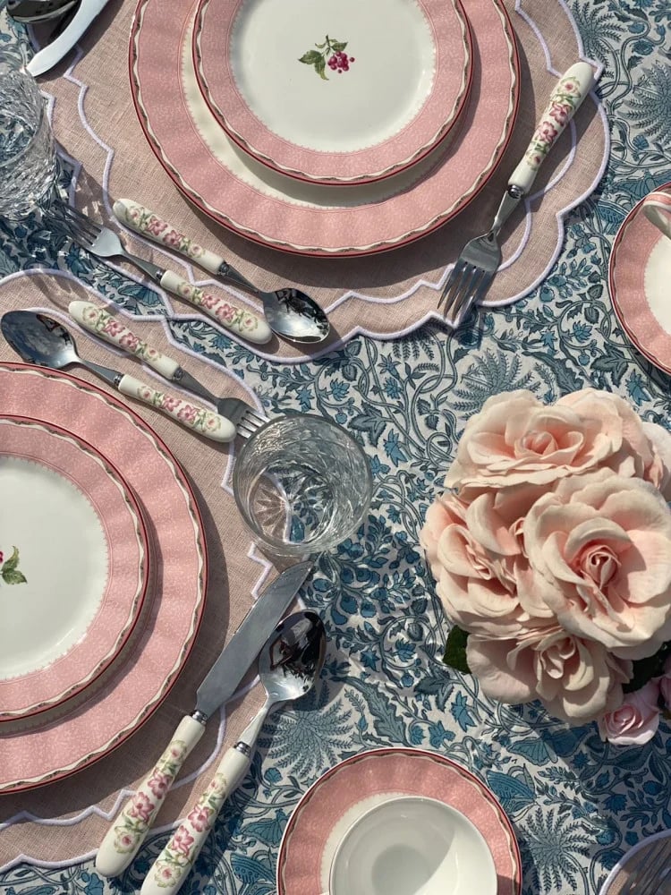Plate cloth - Lenine - Pink