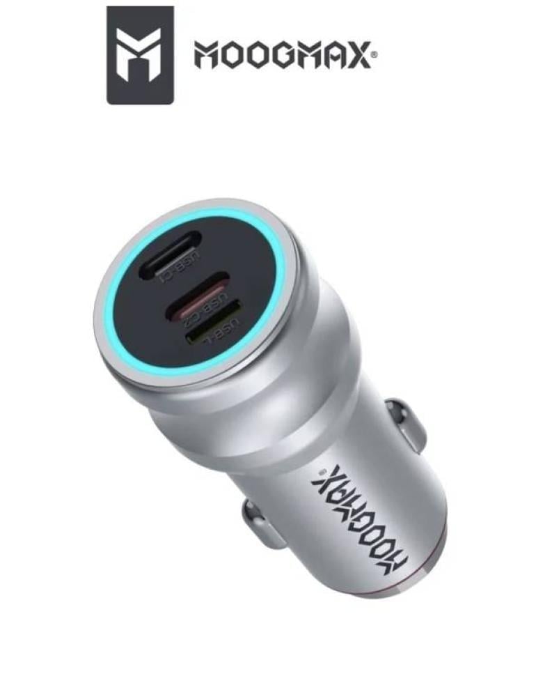شاحن سياره 65w بتقنية الجديده شركة MOOGMAX