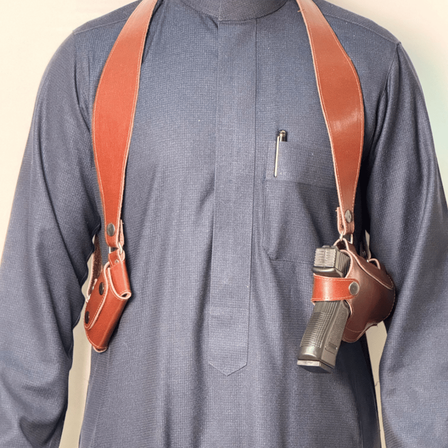 محزم ومسدس مقالب ورصاص حديد