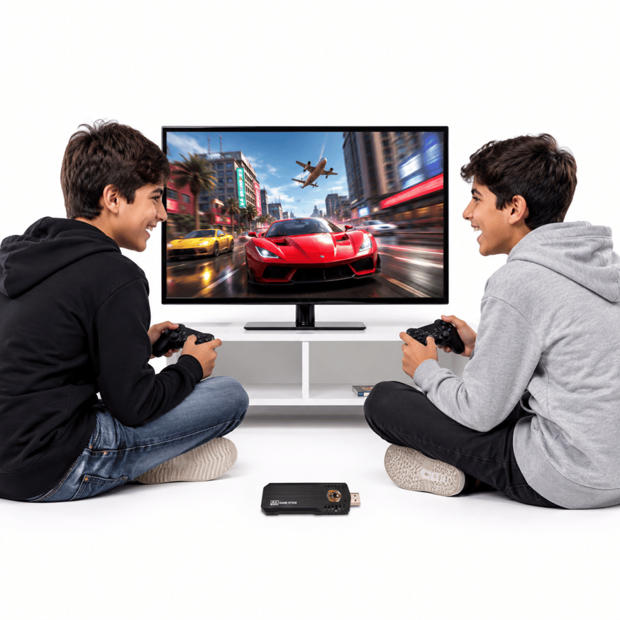 جهاز الألعاب الكلاسيكية Game Stick X8 Pro – مع يدين تحكم لاسلكية