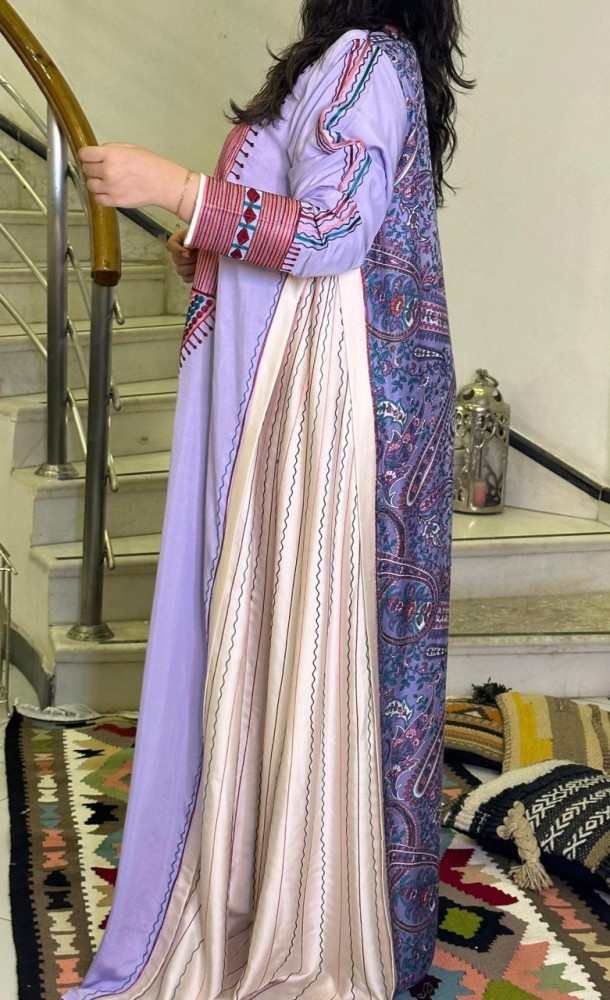 Silk and cotton Jalabiya #188