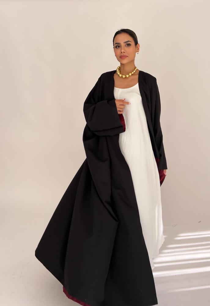 SS37-Double Face abaya