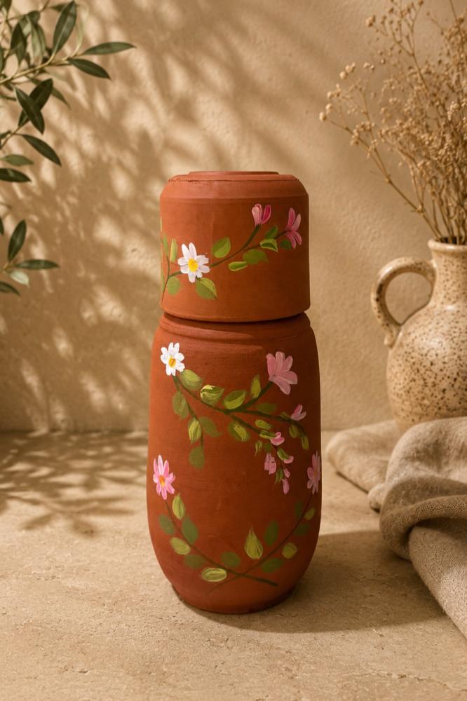 مق فخار ( قنينه ماء ) تربه المدينة المنورة سعه 700 ml