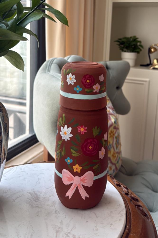 مق فخار ( قنينه ماء ) تربه المدينة المنورة سعه 700 ml