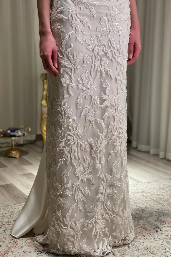 White bride dress