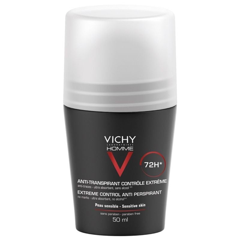 Vichy Roll black deodorant for men antiperspirant