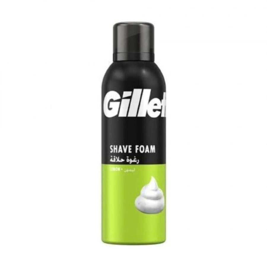 Gillette lemon shaving foam - 200ml