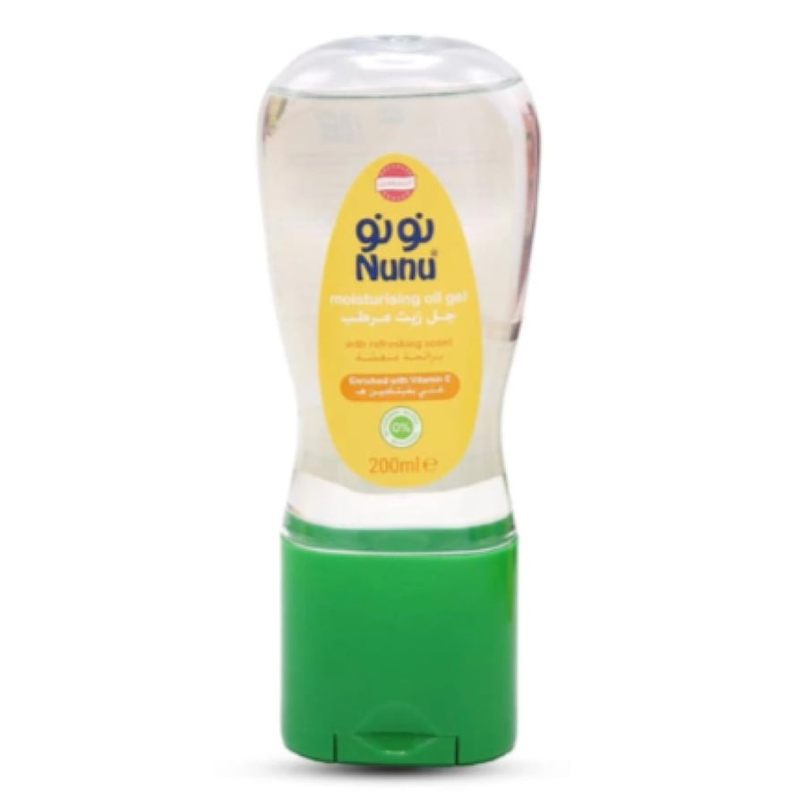 Nunu Gel Oil Skin moisturizer with refreshing scent - 200 ml