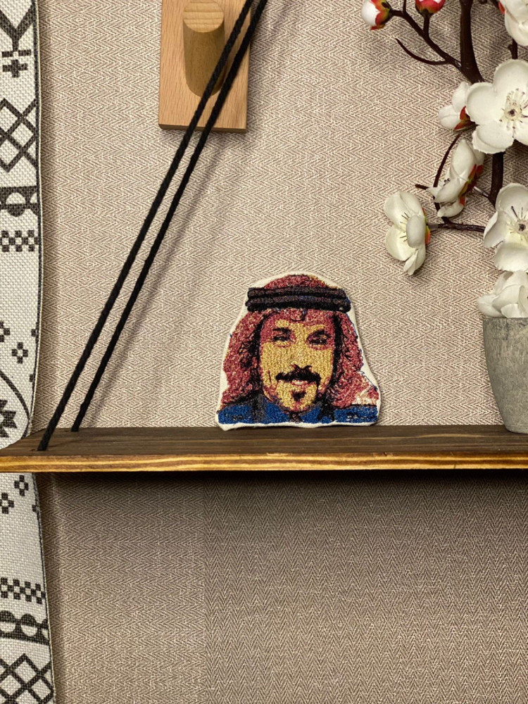 Personal photo embroidery badge