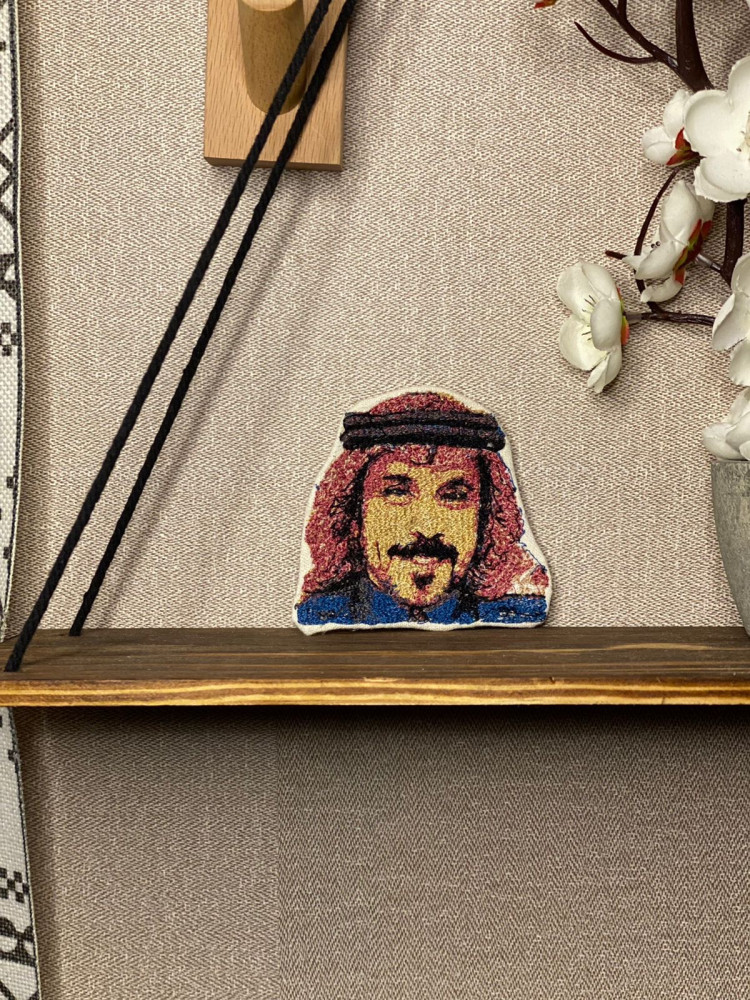 Personal photo embroidery badge