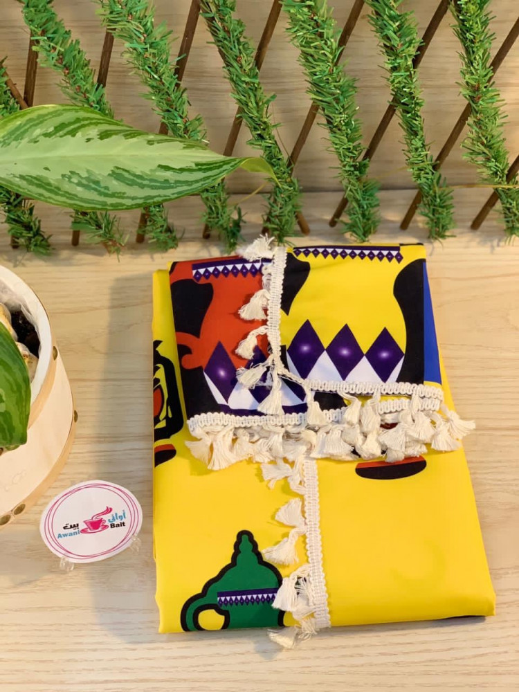 مفرش طاولة قماش