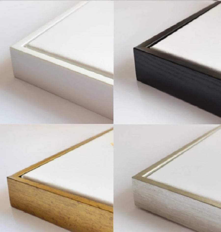 A painting of abstract art