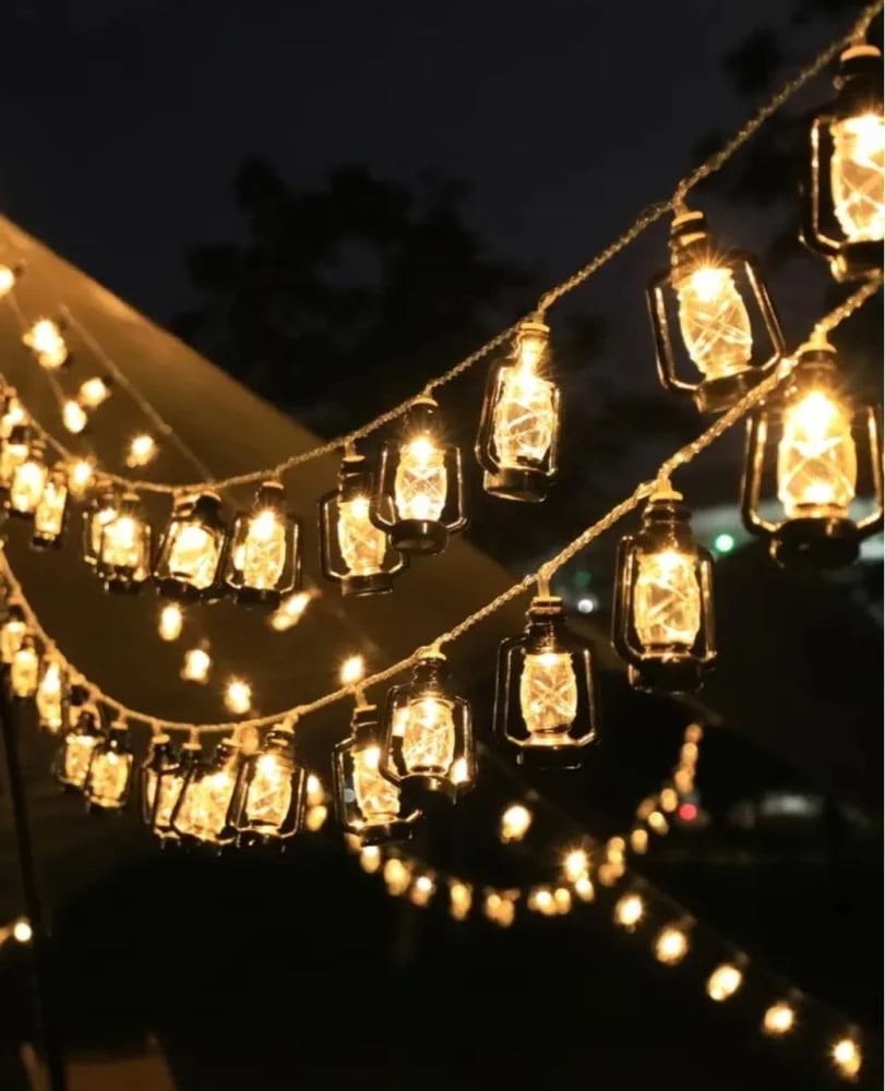 سلسلة اضواء فانوس رمضان