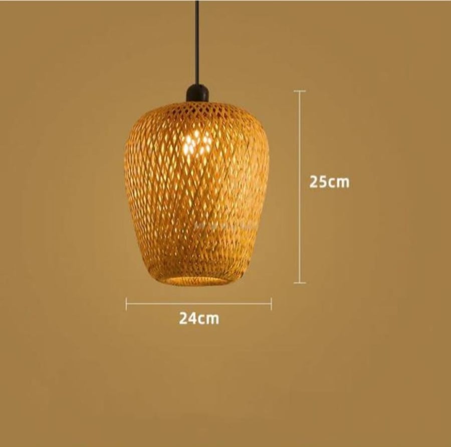 Normal palm frond wicker relationship without lamp
