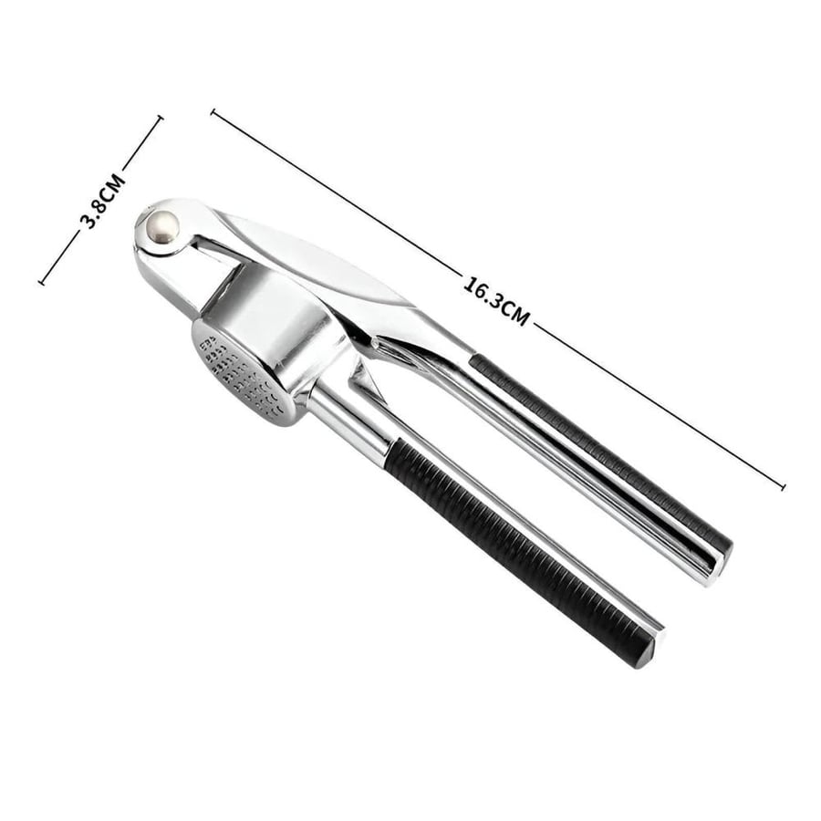 Elegant and practical garlic press, and it is a essential tool in the stainless steel kitchen