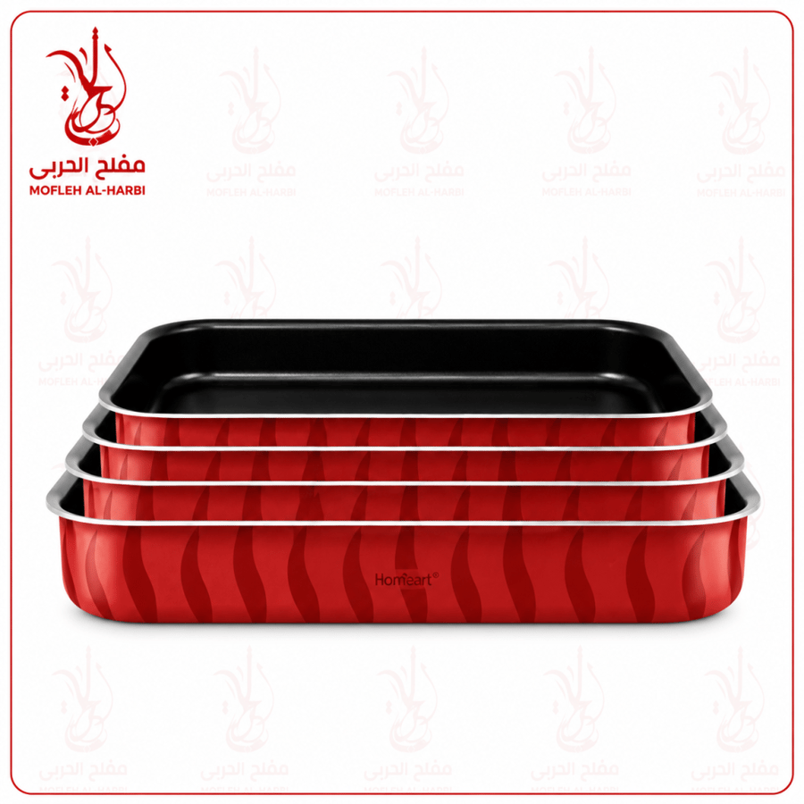 طقم صواني فرن مستطيلة  4 حبات
