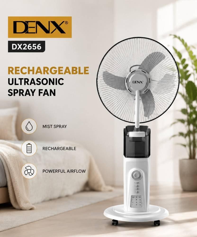 مروحة دينكس DX2656 مع رشاش رذاذ فائق النعومة