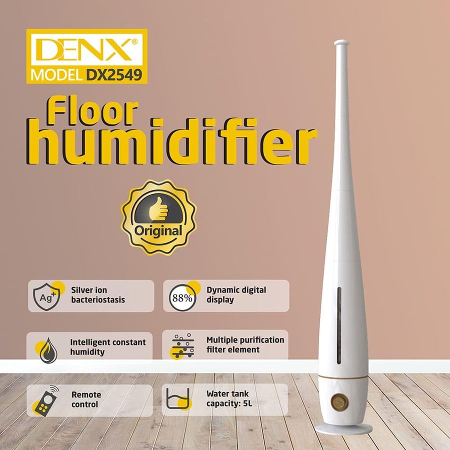 مرطب هواء دينكس 5 لتر مع ريموت DX2549‏