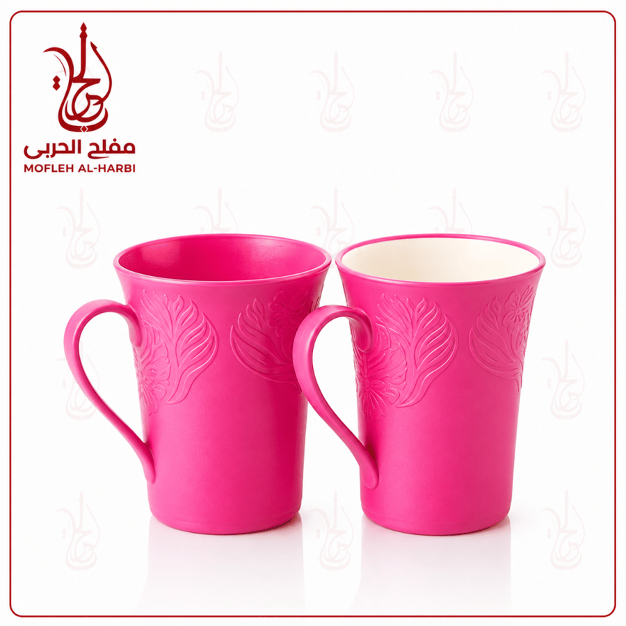 طقم كاسات ماء ملونة 4ح يتوفر ب الوان