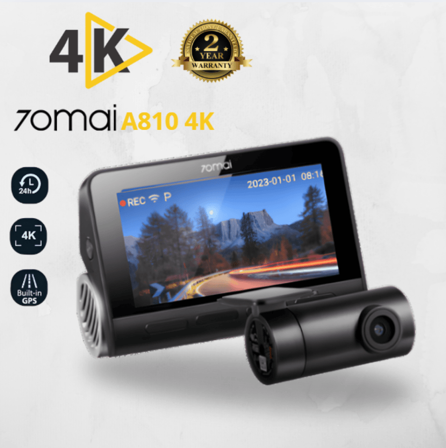 داش كام 70mai A810 4K | ثورة الأمان الذكي بتقنية SONY – لا تقُد بدونها في 2025! | الاكثر مبيعا في السعودية