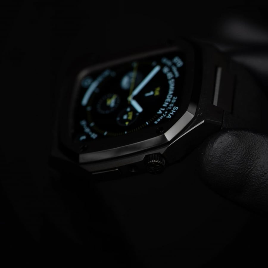 Patek Royal Black Deluxe Apple Watch Band by Premix