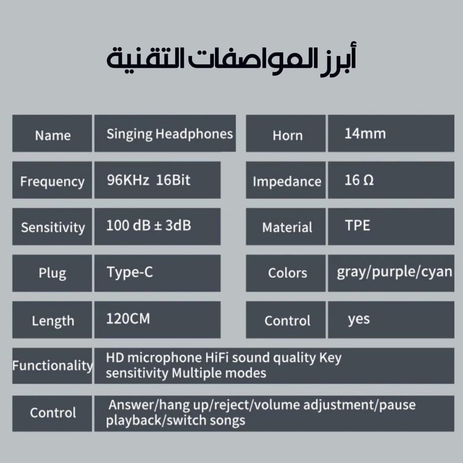 سماعة اذن تايب سي بخاصية تغيير الأصوات