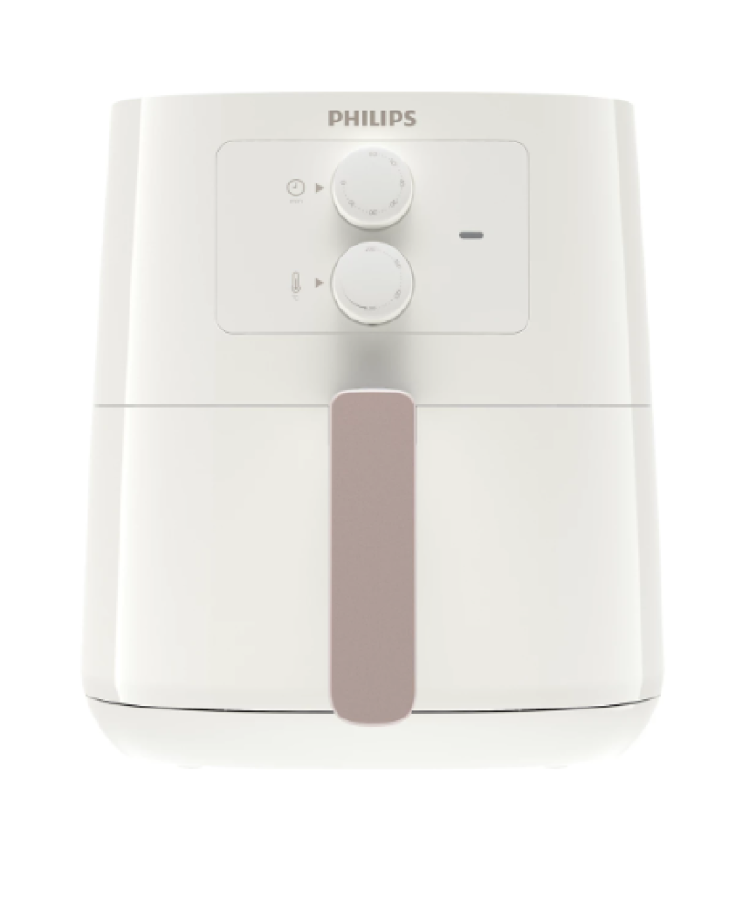 Philips fryer, capacity 800 grams (4.1 liters), temperature control, automatic shut-off, white / rose gold, model HD9200/20
