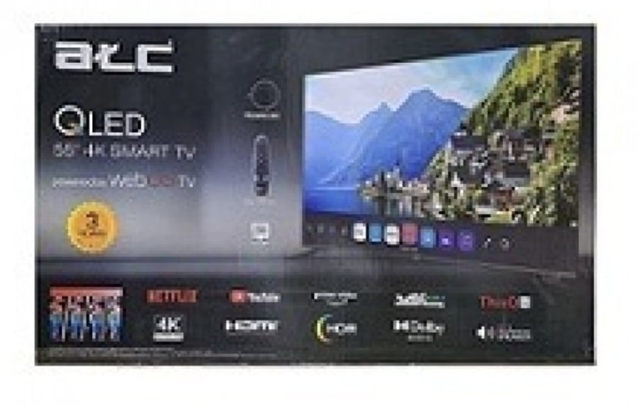 ATC، QLED تلفزيون ذكي 55 بوصة بدقة  webOS نظام   ريموت ماجيك ، صوت دولبي  E-LD-55UWBQ اسود