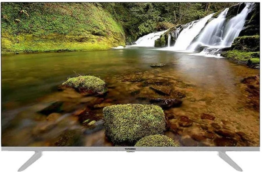 شاشة سمارت بدون اطار تورنيدو، 55 بوصة، 4K، UHD، نظام اندرويد 11، 55UA5300G - اسود
