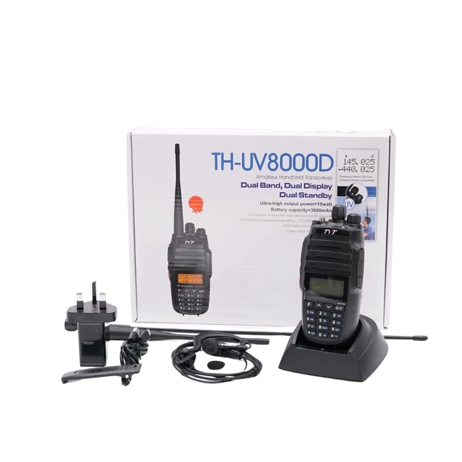 جهاز تي واي تي (TYT UV-8000D) يدوي - مرخص من هيئة الاتصالات - ضمان سنة