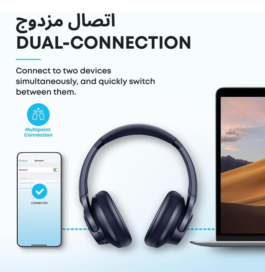 سماعة راس بلوتوث ساوند كور (أنكر) Q20I