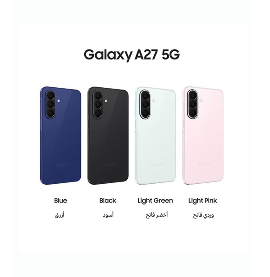 سامسونج جالكسي A27 ذاكرة 5G، 128 جيجا، أسود