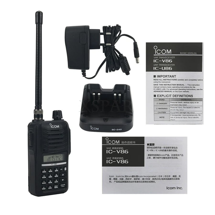 جهاز ايكوم (ICOM IC-V86) - يدوي - مرخص من هيئة الاتصالات - ضمان سنة