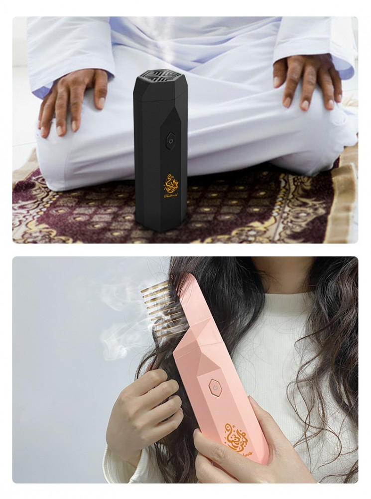 مبخرة الشعر والملابس والسيارة الإلكترونية بتصميم الماس الأصلي | الإصدار الثالث V3 | ألوان متعددة