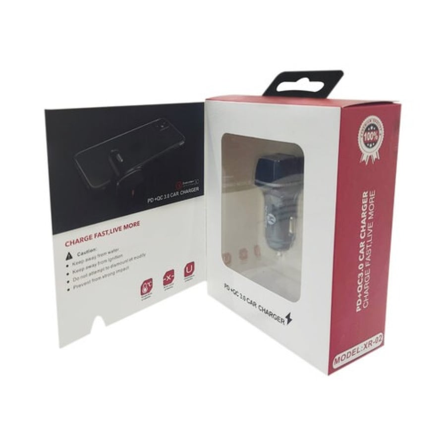 شاحن سيارة بقوة 38 واط لون أسود XMaR CAR CHARGER 38W