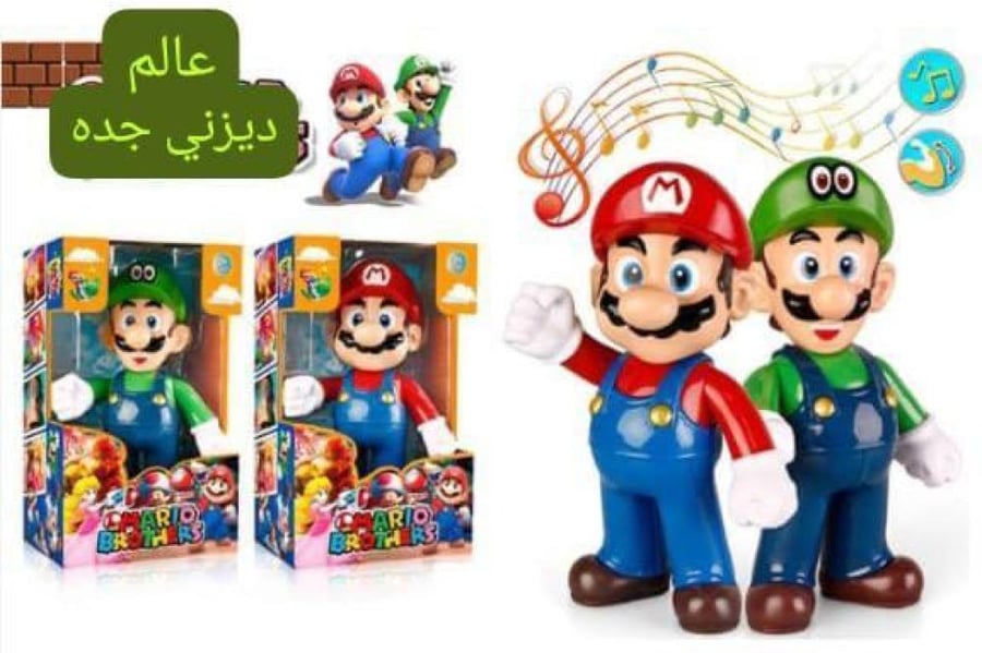 مجسم ماريو كبير لون اخضر