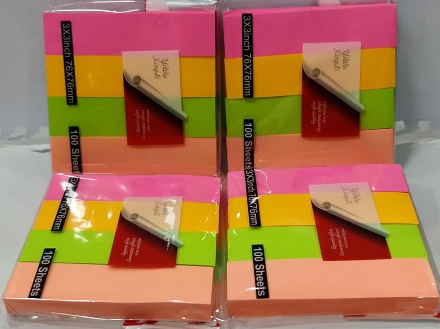 Sticky note 3*3 4 separators
