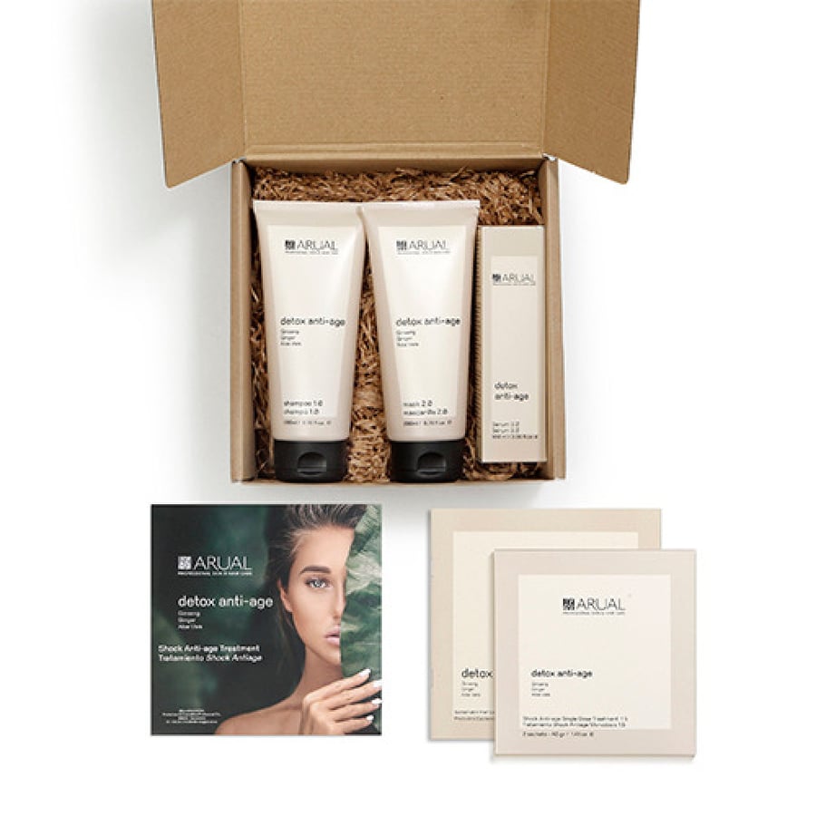 مستحضر Detox Antiage للشعر من ARUAL