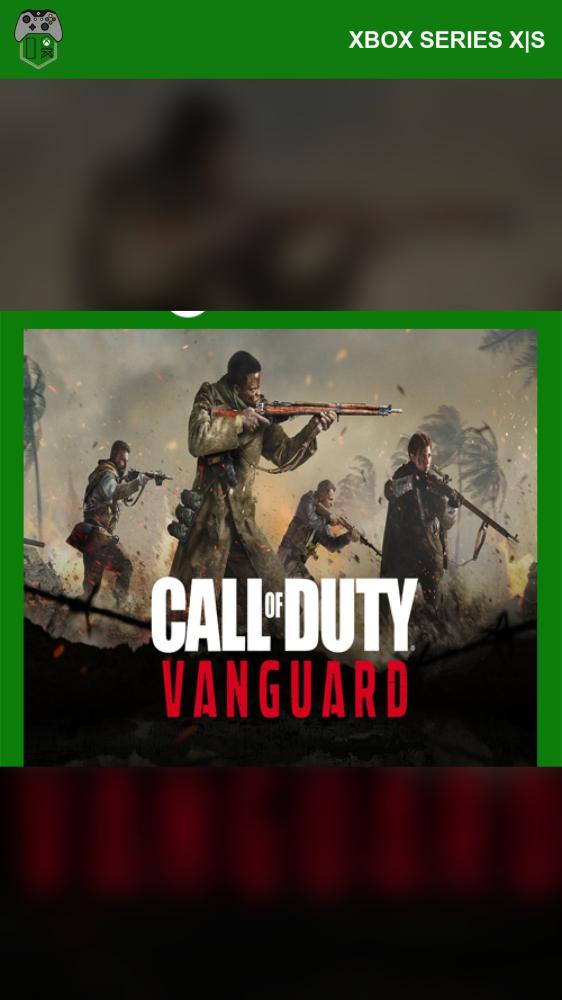 كول أوف ديوتي: فانغارد (Call of Duty: Vanguard) — أكس بوكس — النسخة القياسية